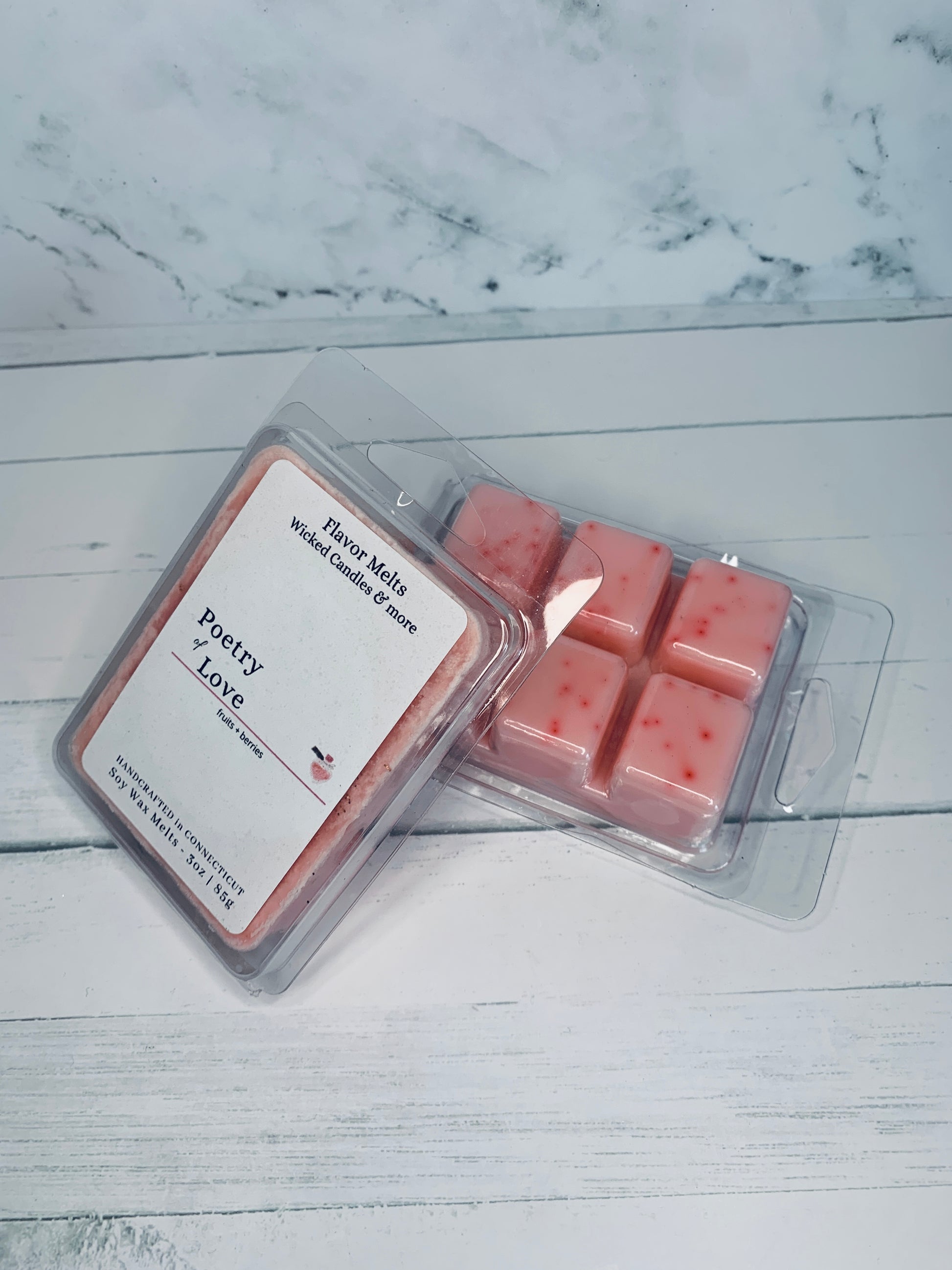 poetry of love soy wax melt