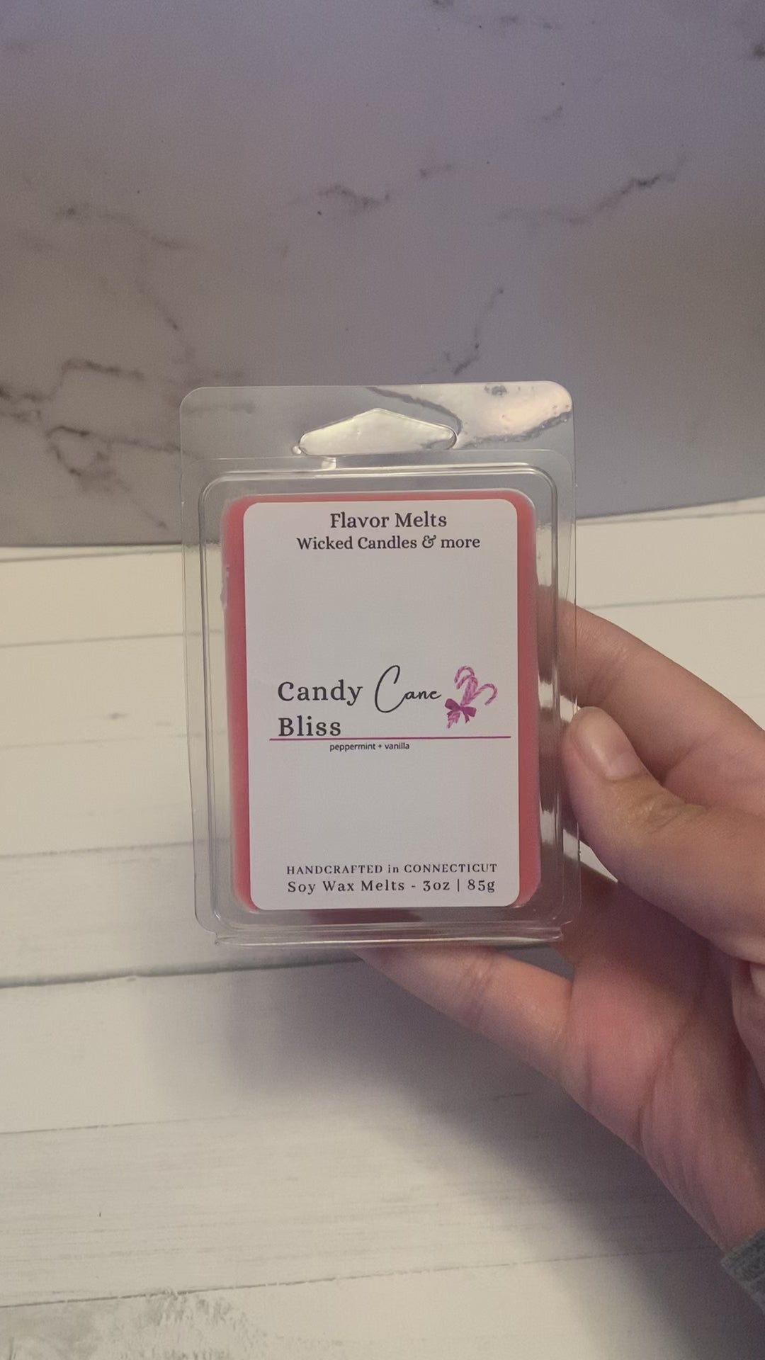 candy cane bliss soy wax melt