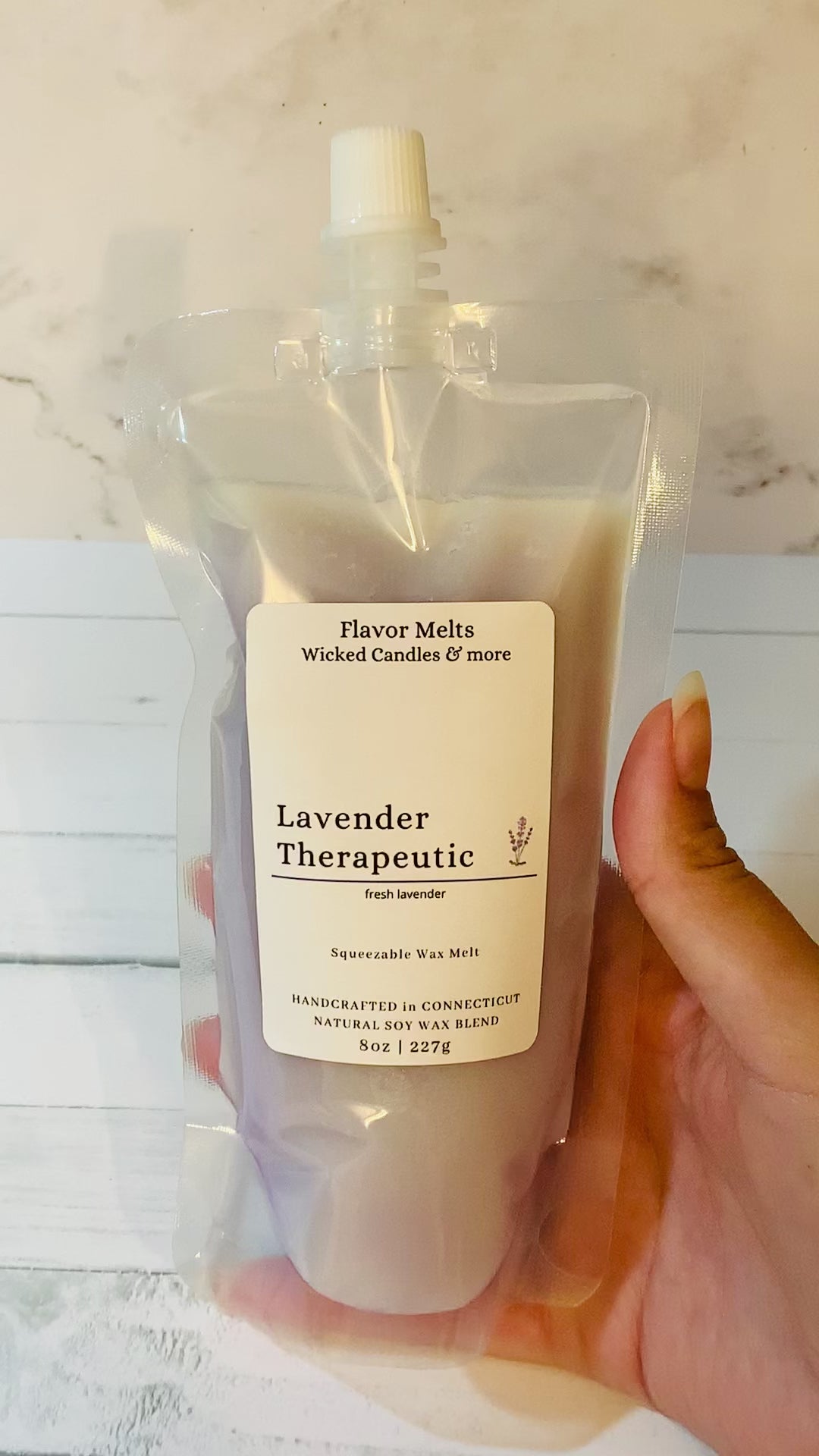 lavender therapeutic squeeze wax melt