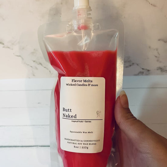 butt naked squeeze wax melt