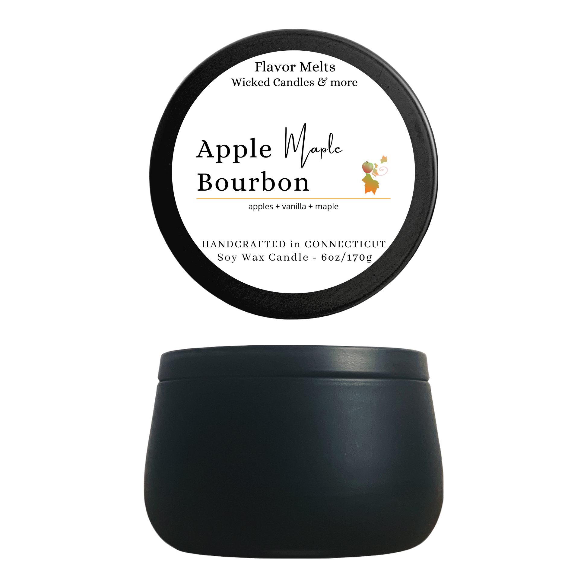 apple maple bourbon woodwick candle