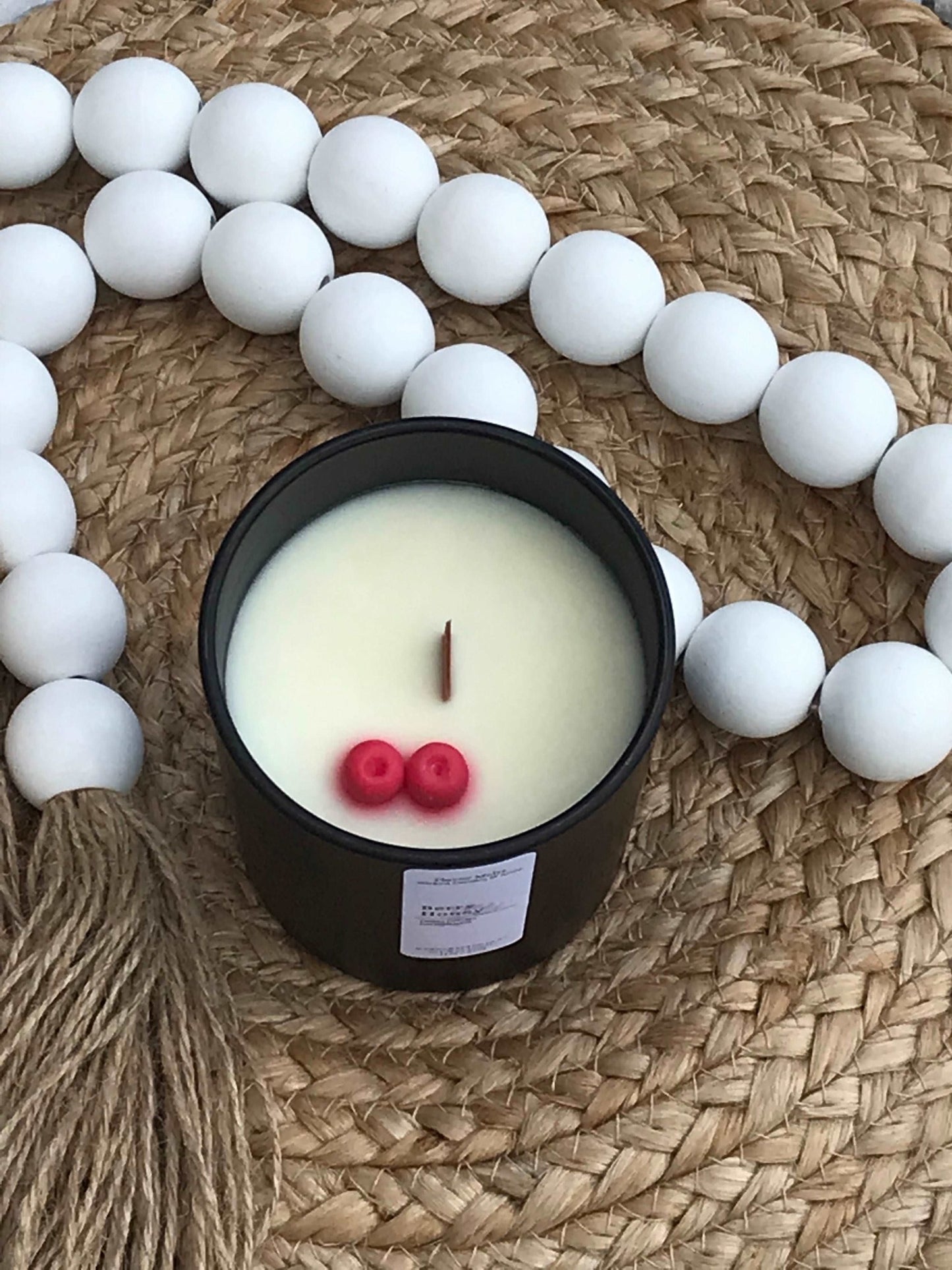 Berry Honey Woodwick Soy Candle