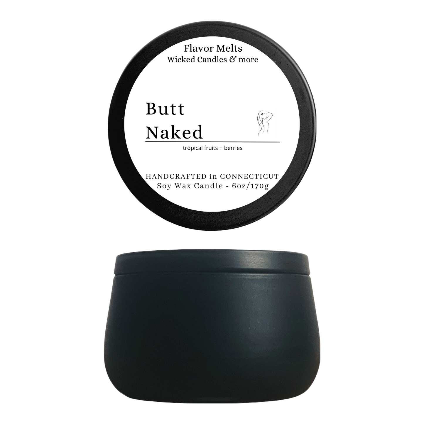 butt naked woodwick candle