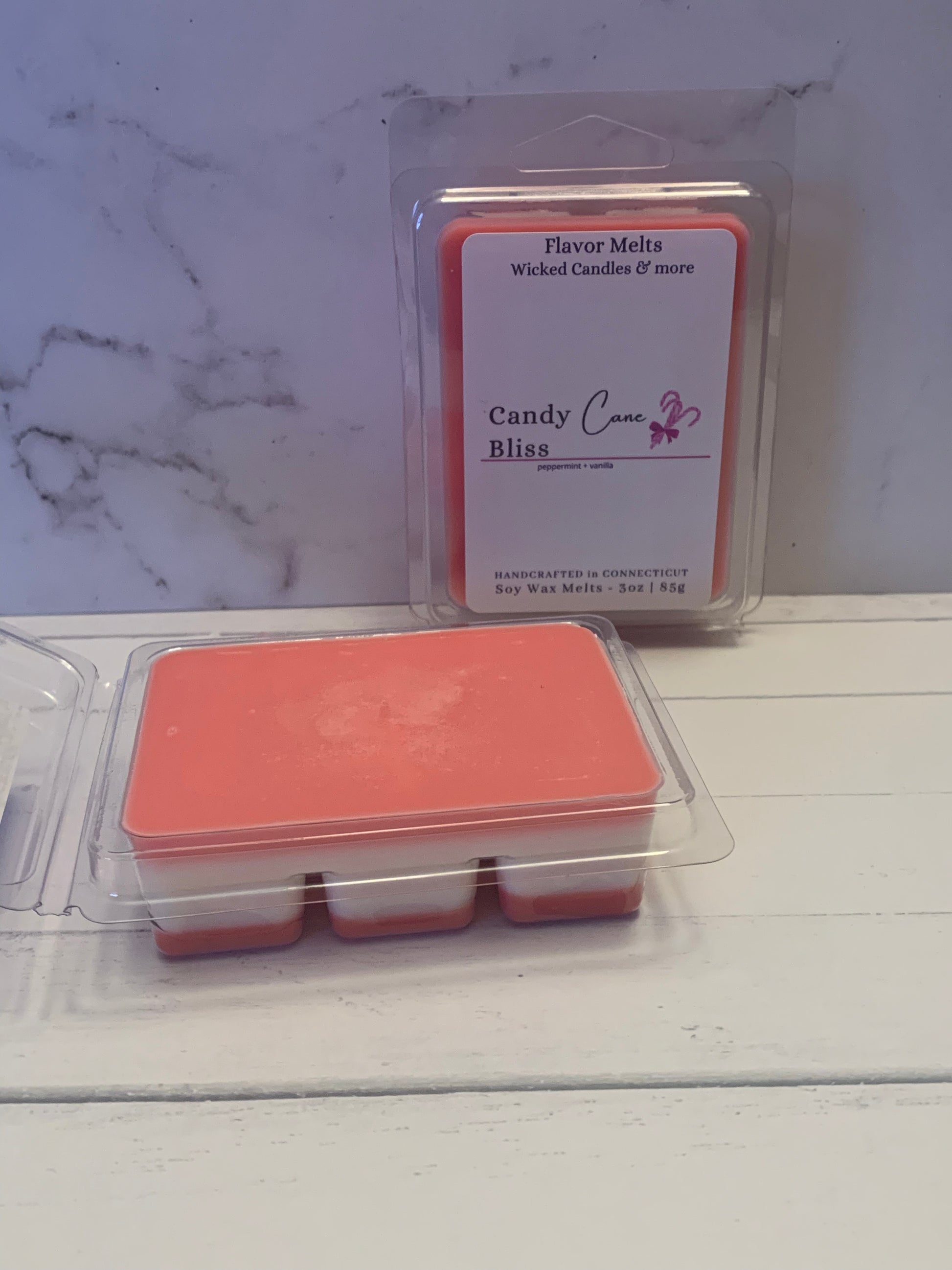candy cane bliss wax melt