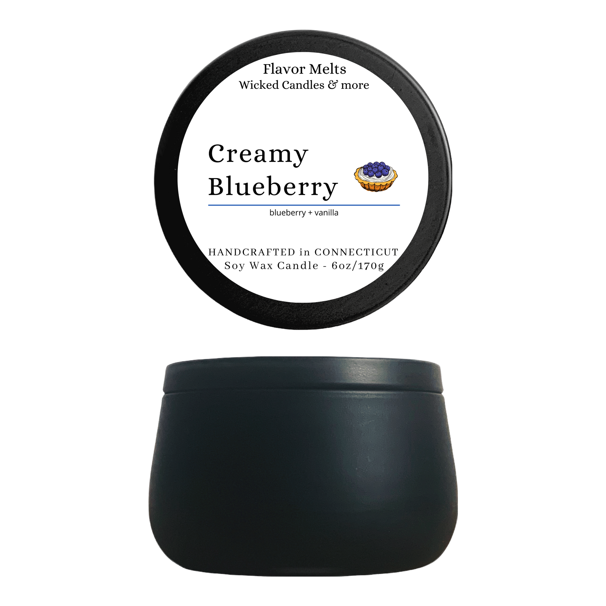 creamy blueberry woodwick candle