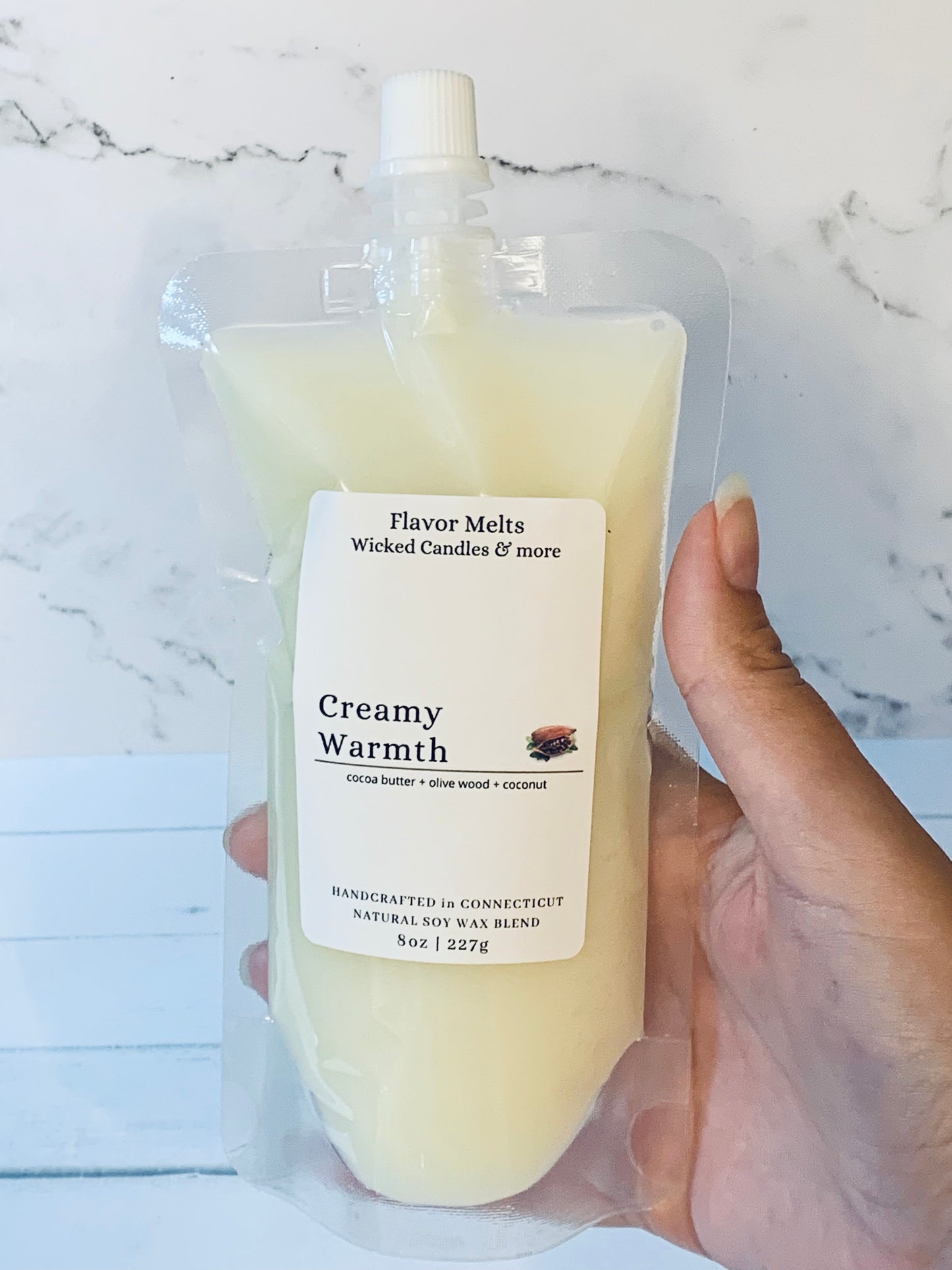 creamy warmth scented squeeze wax melt