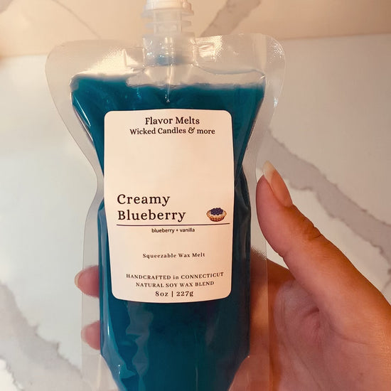 creamy blueberry squeeze wax melt