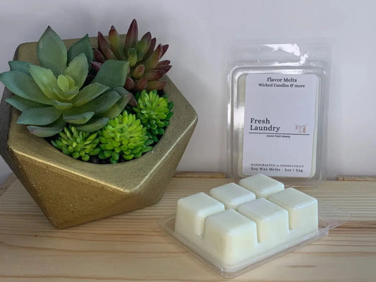 fresh laundry scented soy wax melt 