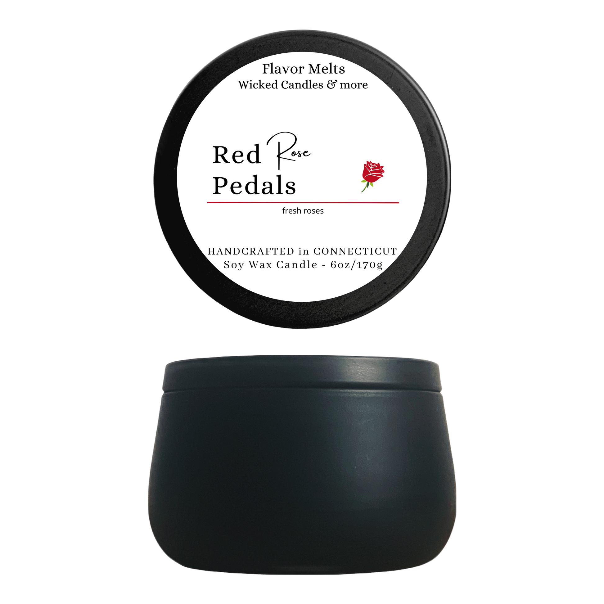 red rose pedals woodwick candle