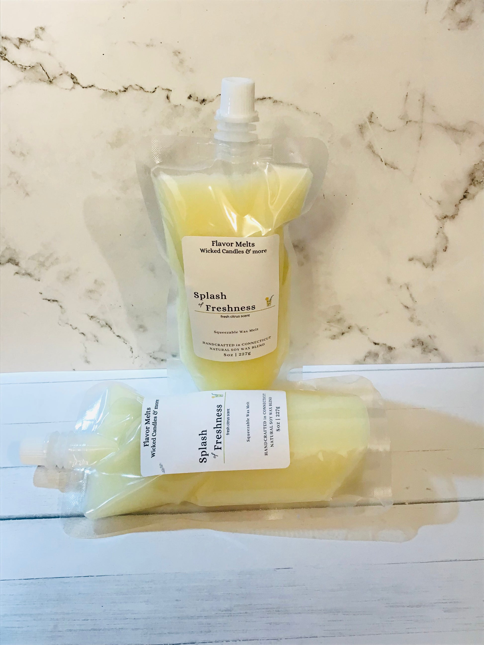 splash of freshness squeezable wax melt