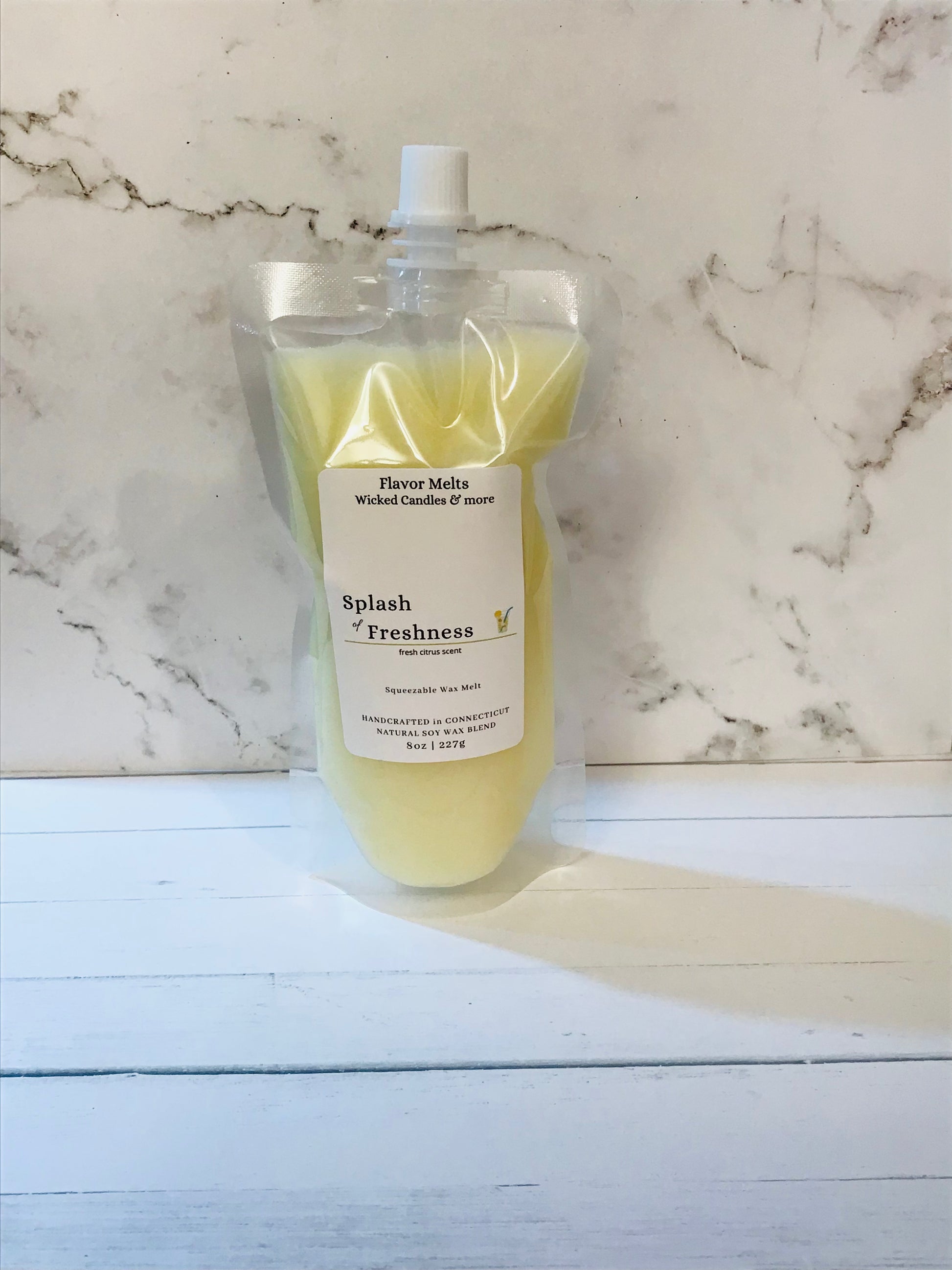 splash of freshness squeeze wax melt